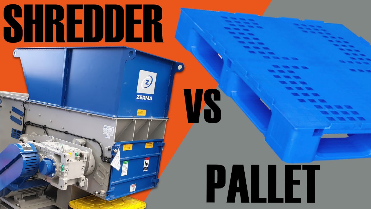 Zerma ZSS Single Shaft Shredders for recycling a wide range of materials