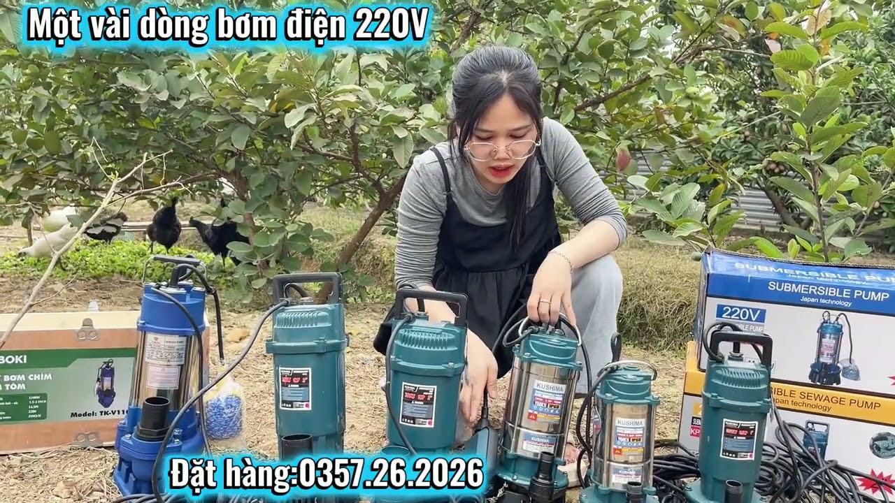 🔥 Top Máy Bơm Điện 220V Đáng Mua Nhất 2026 – Mạnh Khỏi Bàn! #bom #bomchim #xuhuongyoutube #sale 
