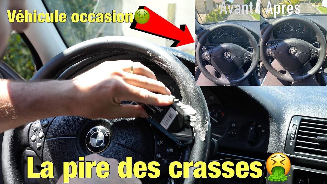 GROS nettoyage intérieur après l'achat d'un véhicule d'occasion!😱Vous allez être écoeuré🤮