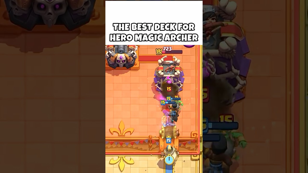 The Best Hero Magic Archer Deck #clashroyale