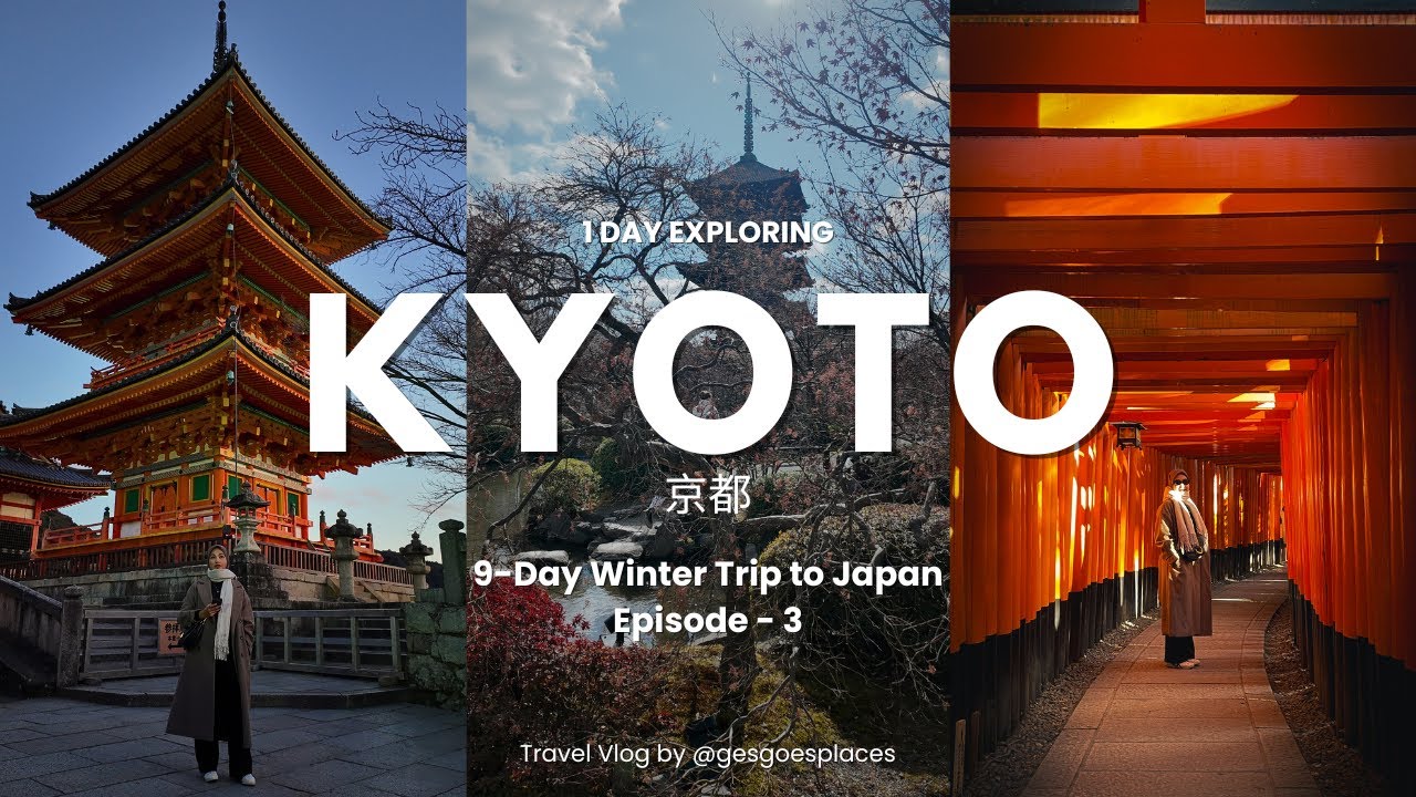 1 DAY IN KYOTO (Toji Temple, Fushimi Inari, Kiyomizu-dera, Gion) | 9-DAY WINTER TRIP TO JAPAN