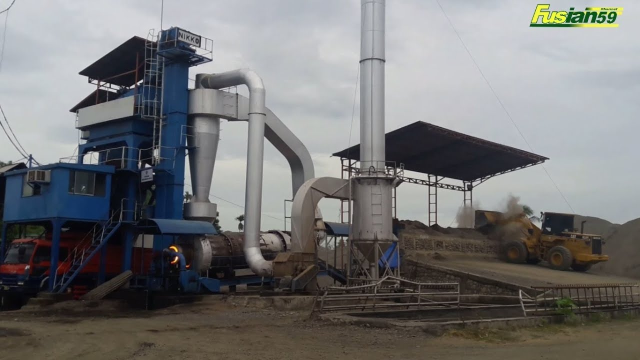 Asphalt Mixing Plant at Work | Batch Mixing Process | How does Asphalt Plant Work