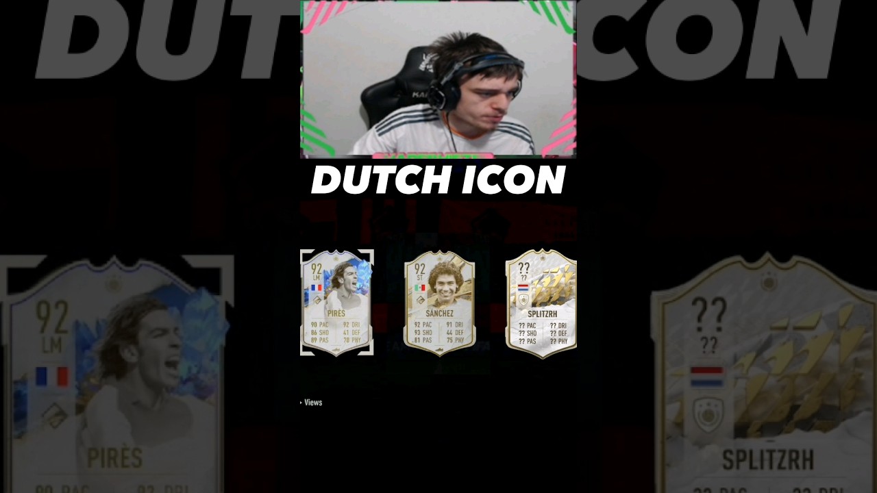 INSANE DUTCH ICON IN ICON PLAYER PICK! 😱🇳🇱 #fifa #fifa23 #fut #pick #icon #primeicon #shorts #insane
