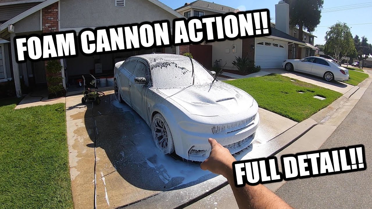 DIY: DETAILING my 2020 CHARGER HELLCAT WIDEBODY!!