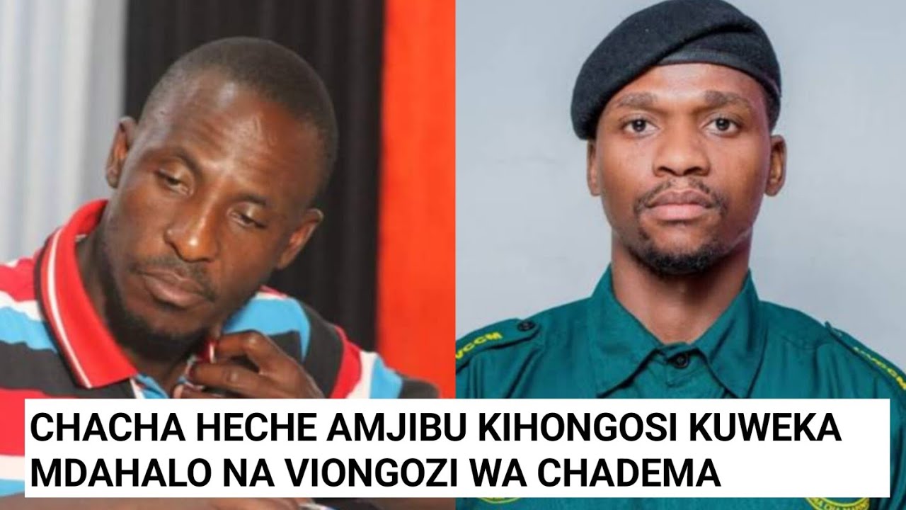 CHACHA HECHE AMJIBU KIHONGOSI KUDAI CCM WAKAE KWENYE MJADAHALO NA CHADEMA.