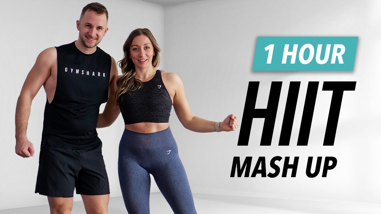 1 HOUR INTENSE Full Body Cardio HIIT Workout |  1000 Calories Workout (No Equipment)