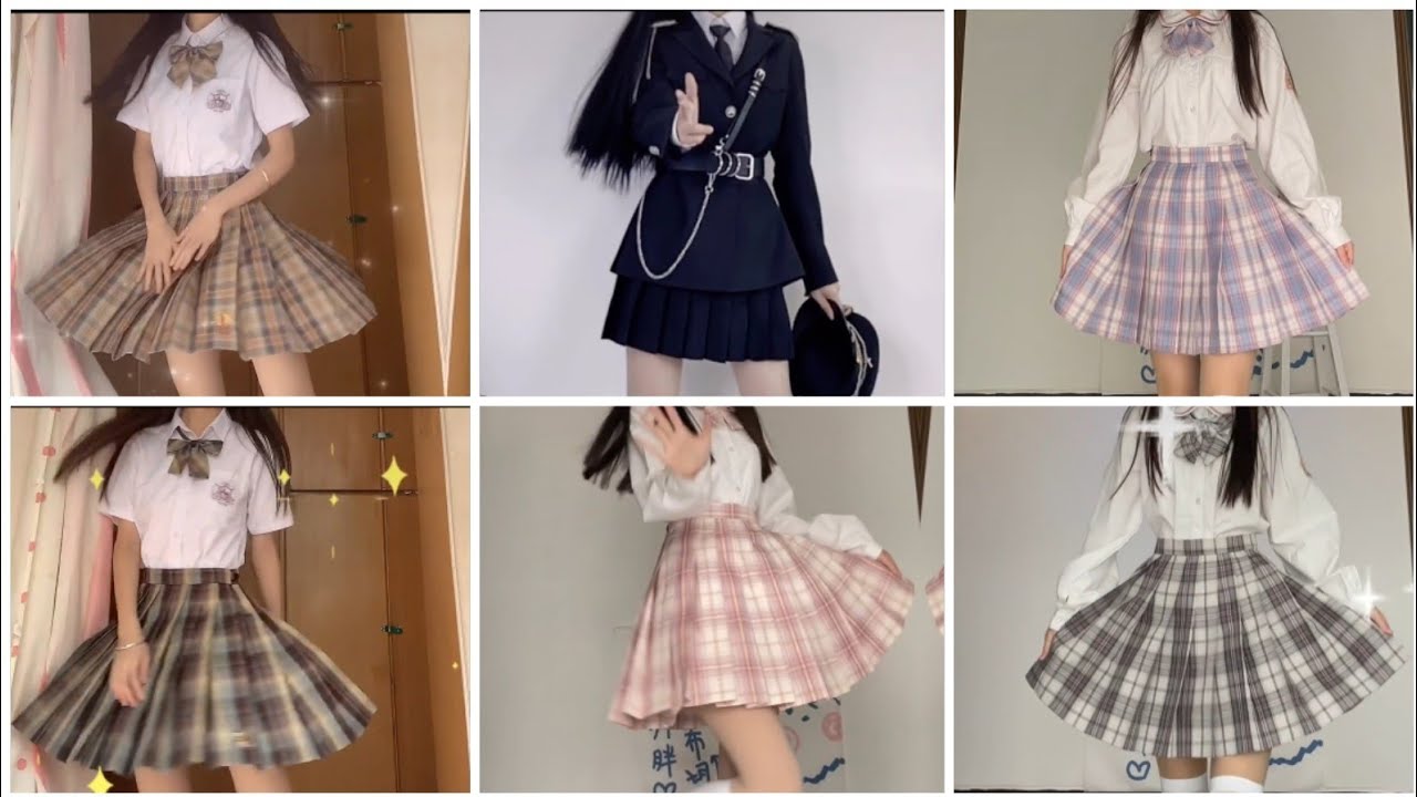 School uniform outfits || Tiktok compilation || Tiktok douyim | #15