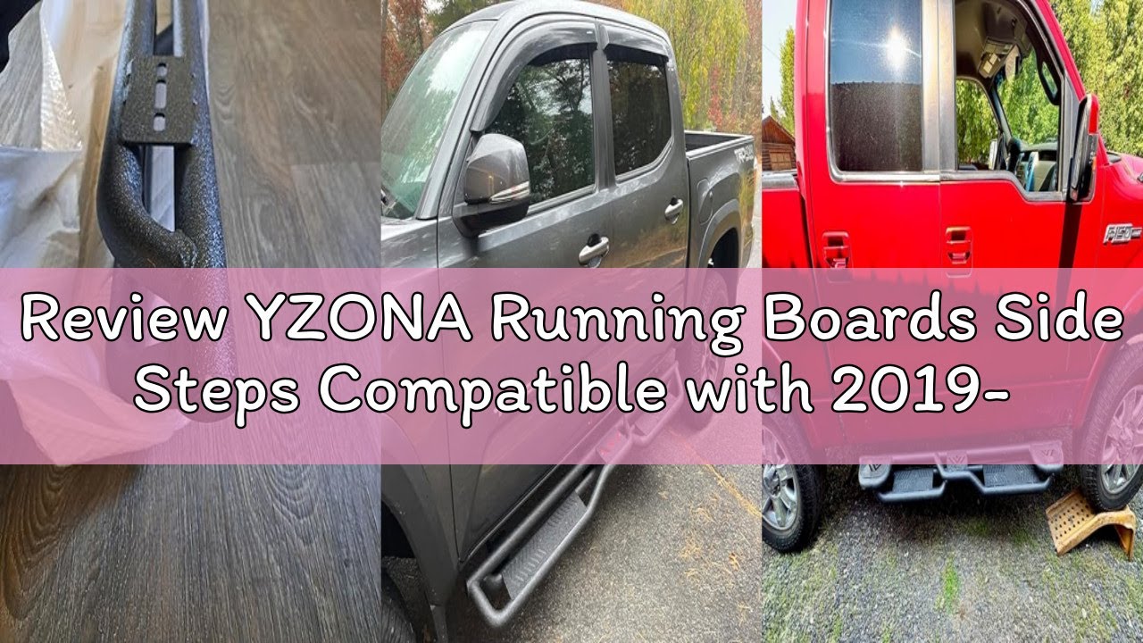 Review YZONA Running Boards Side Steps Compatible with 2019-2026 Dodge Ram 1500 Crew Cab New Body De