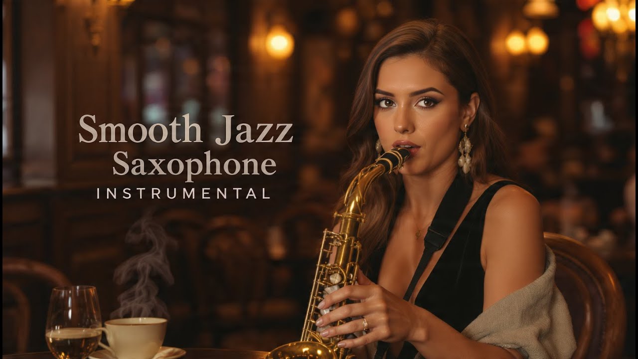 Smooth Saxophone Jazz 🎷 Calm & Cozy Background Music for Work & Study