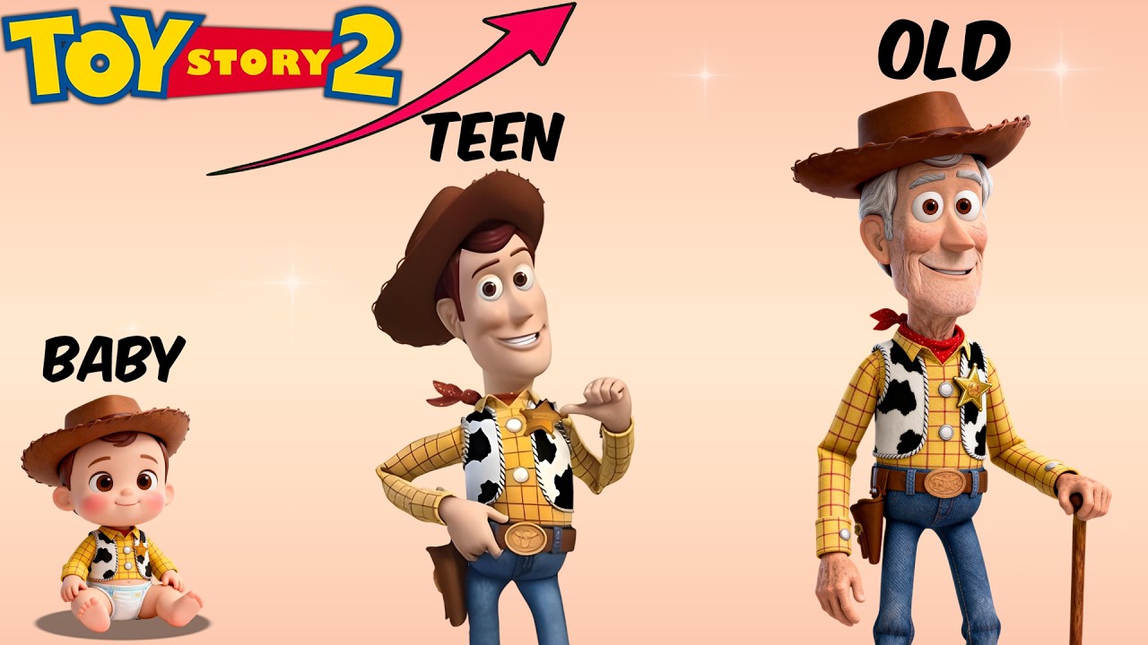 Эволюция персонажей мультфильма «История игрушек 2»! 🤠🎥📈 | Базз Лайтйер, Вуди, Джесси