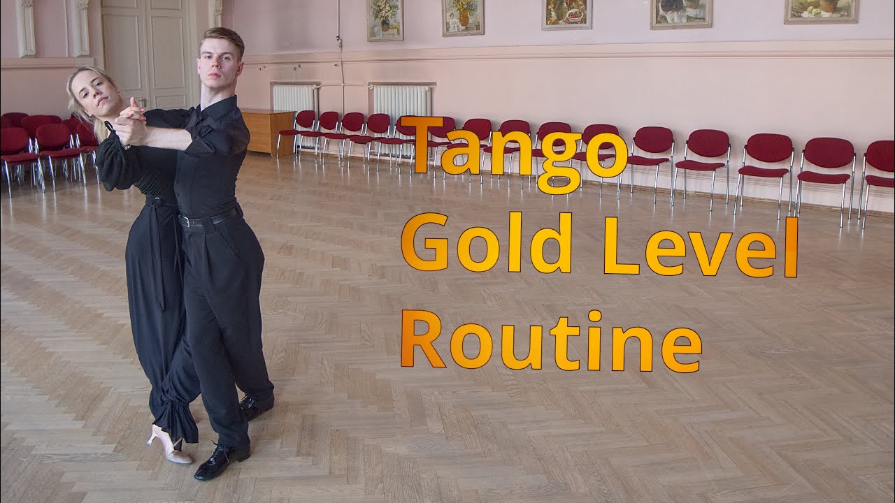 Tango Gold Level Choreography | Passing Natural Turn, Back Whisk