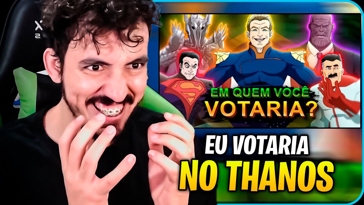 E SE VILÕES FOSSEM CANDIDATOS PRA PRESIDÊNCIA? - Voice Makers | Leozin React