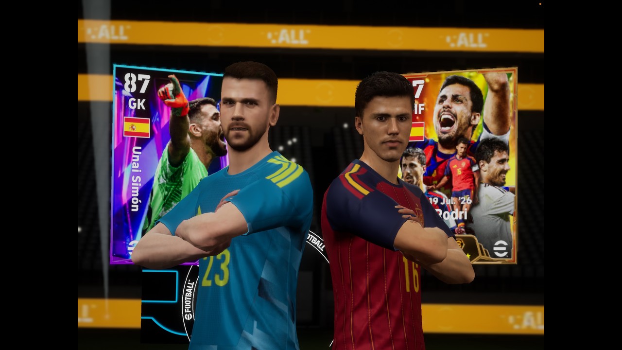 Spain is the champion! I spin for the new Efootball pack Spain 2026, and I got Big Time Rodri🤯🤯🤯
