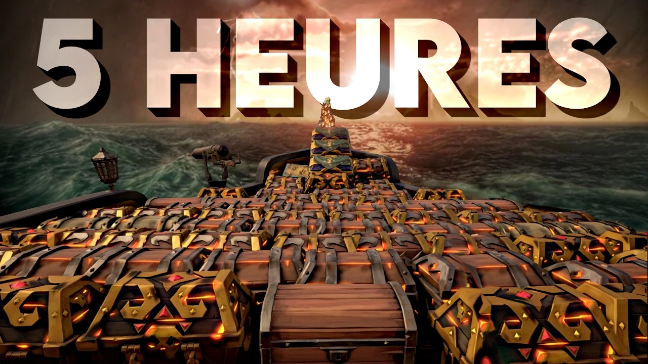 ACCUMULER LE PLUS de TRÉSORS en 5 Heures - Défi Sea Of Thieves