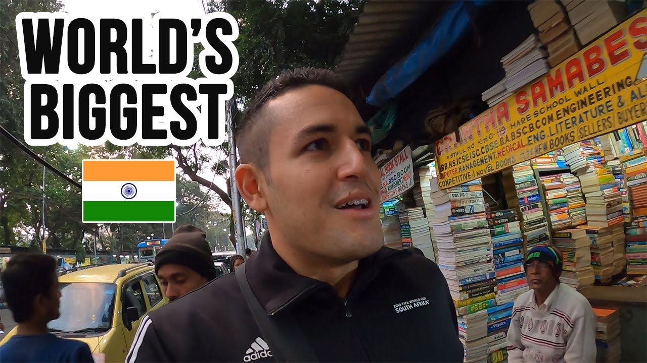 WORLDS BIGGEST second hand book market in KOLKATA college street