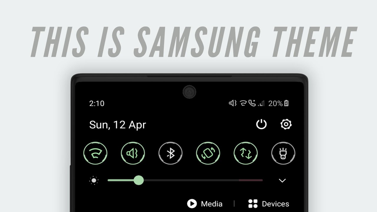 Samsung Custom Theme: Madara Ui #Hex Installer Plugin