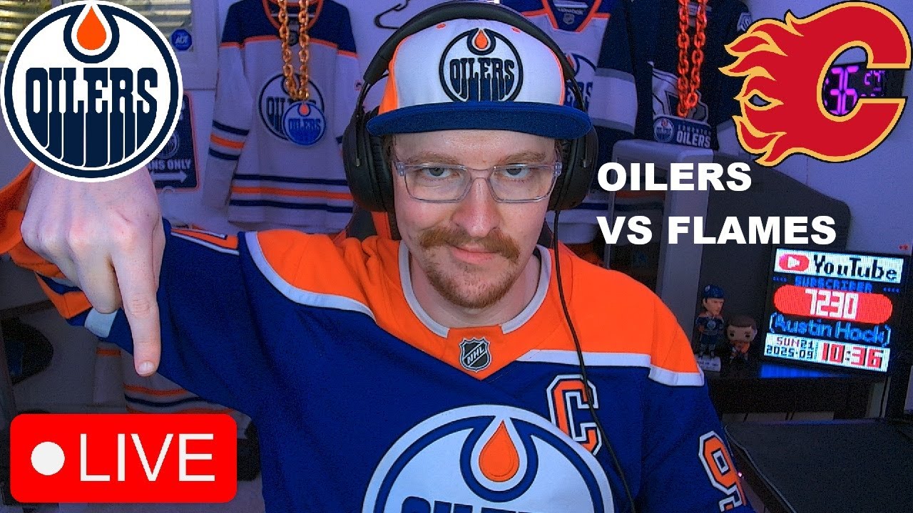 Edmonton Oilers vs Calgary Flames LIVE | Pre-Season