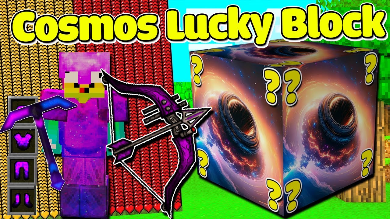CÂY CÚP VÀ CUNG VŨ TRỤ HỦY DIỆT THẾ GIỚI ?? MINI GAME : COSMOS LUCKY BLOCK BEDWARS