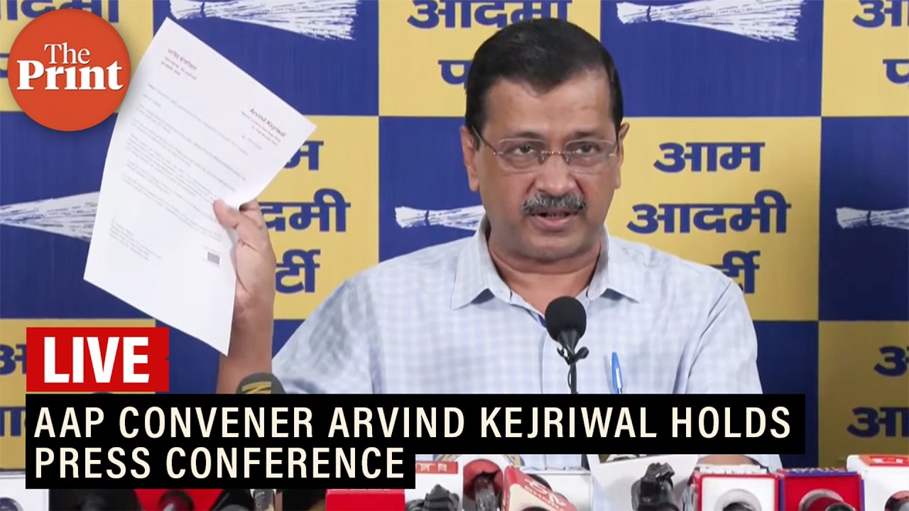 LIVE: Arvind Kejriwal holds press conference