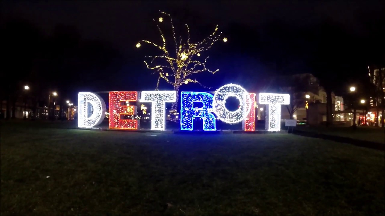 Walking to Woodward Avenue, Detroit, MI November 2018