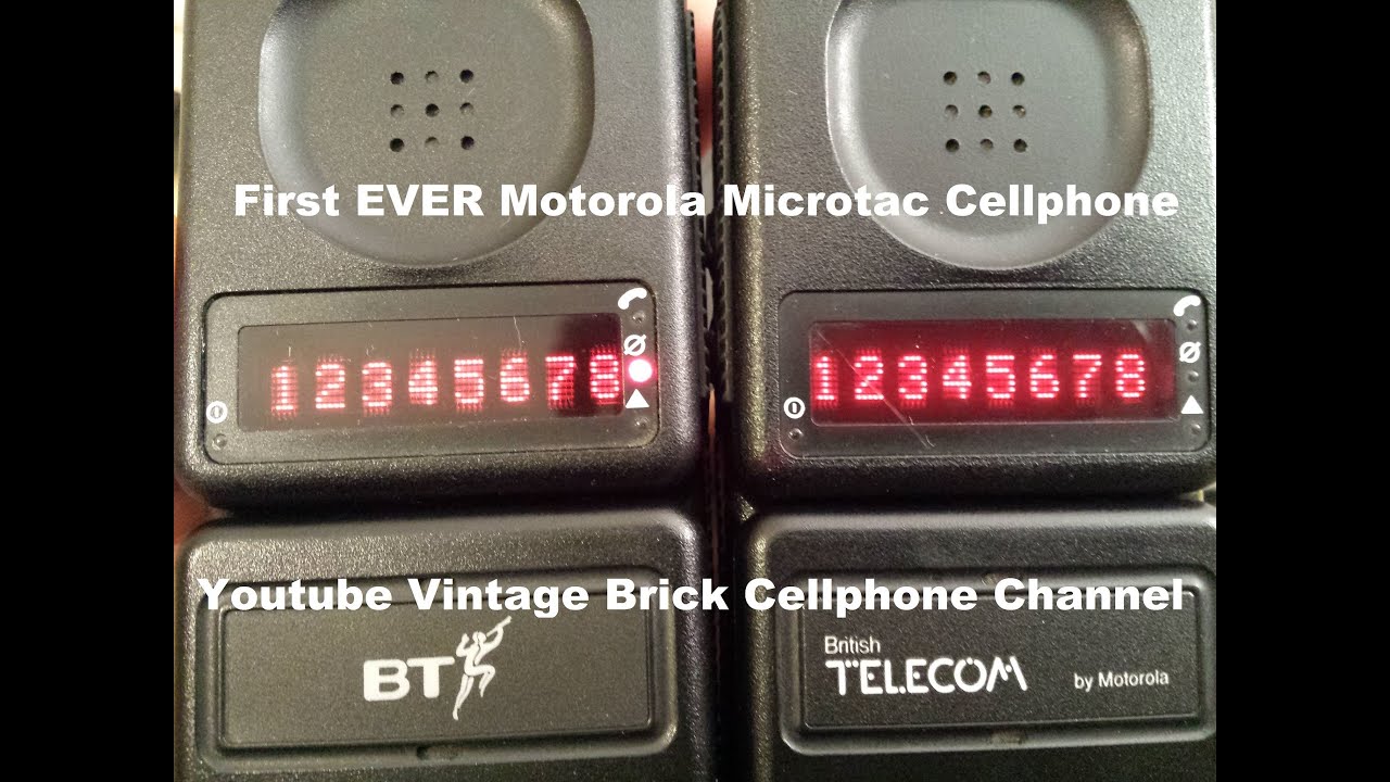 1989 Motorola Microtac 9800X British Telecom version