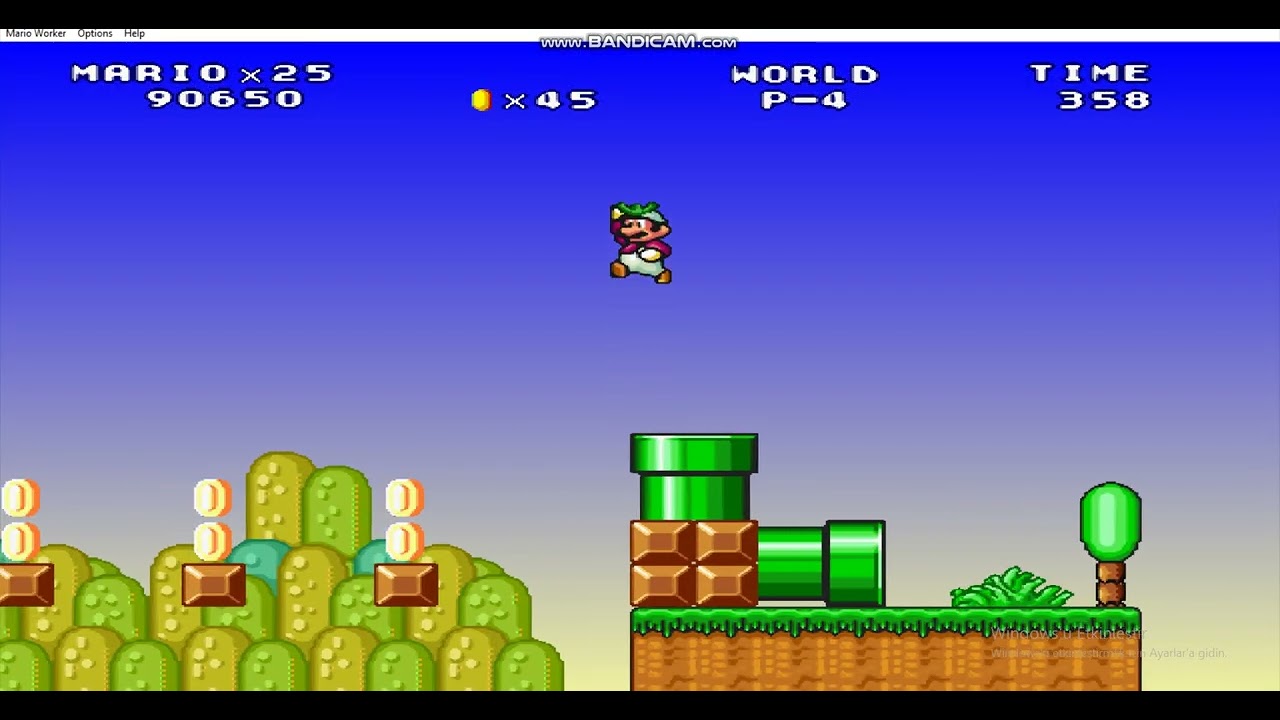 Mario Worker Elite Letter Worlds World P