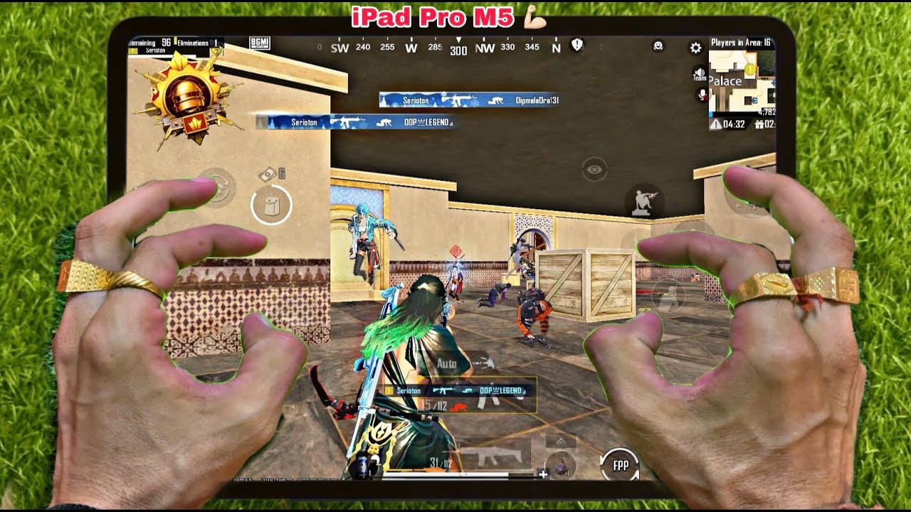 iPad Pro m4 pubg test l pubg new update gameplay l bgmi new