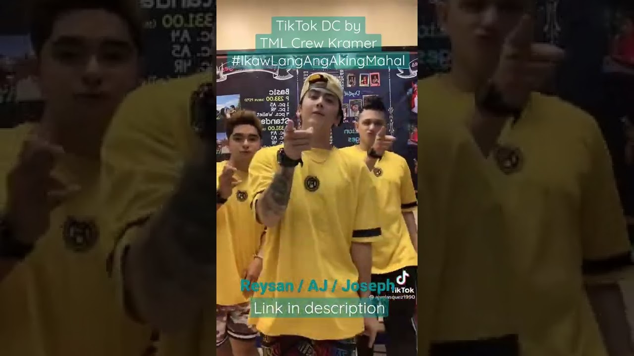 #Tiktok #dancechallenge by #TMLCrew #Kramer entry AJ/Joseph/ Reysan #fyp