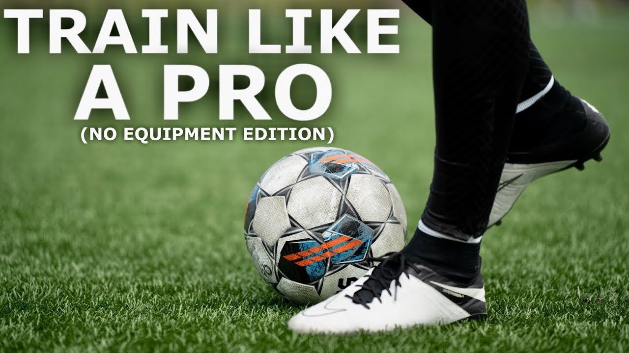 How To Train Like a PRO | Full Training Session For Footballers Using No Equipment