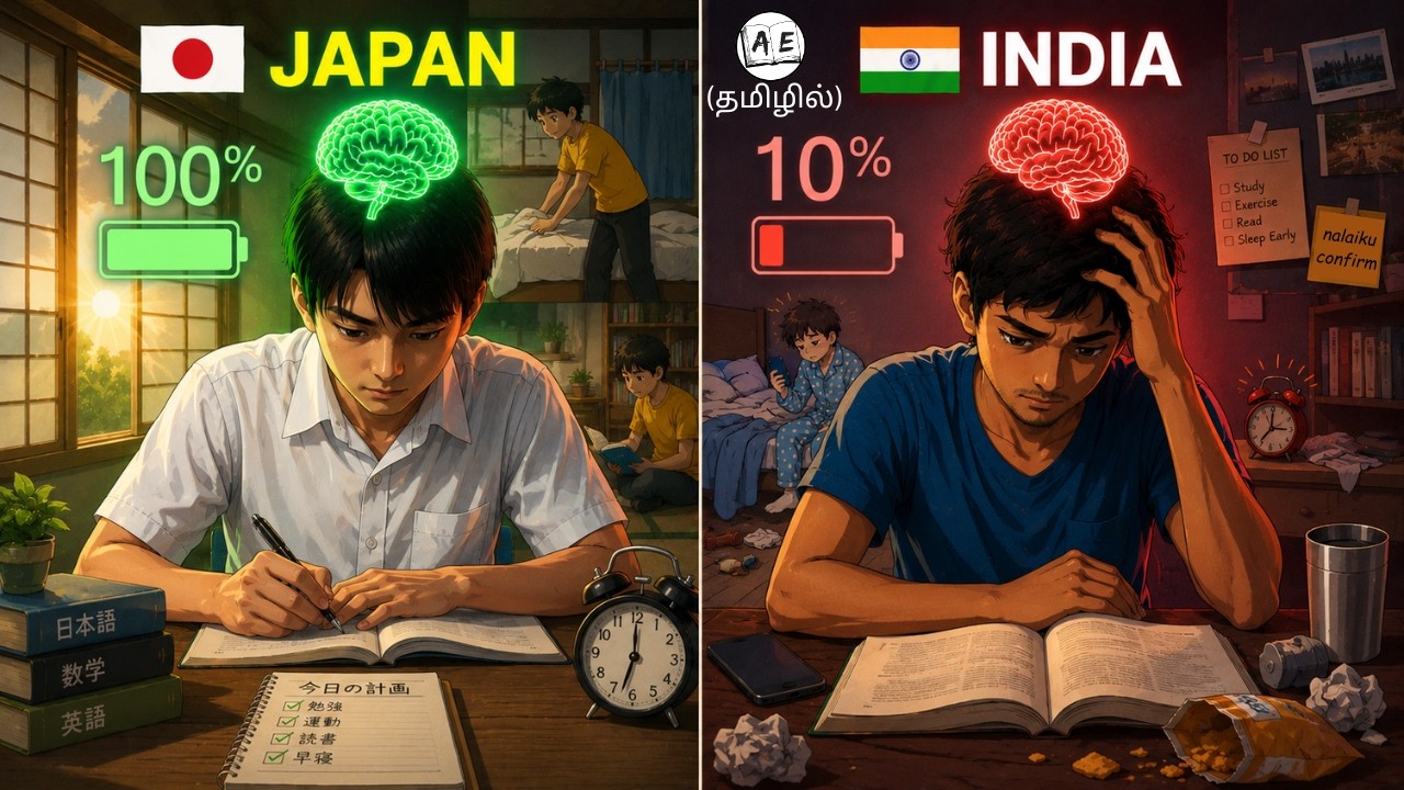 The Japanese Study Routine That Helps You Remember EVERYTHING (Tamil) | almost everything study tips