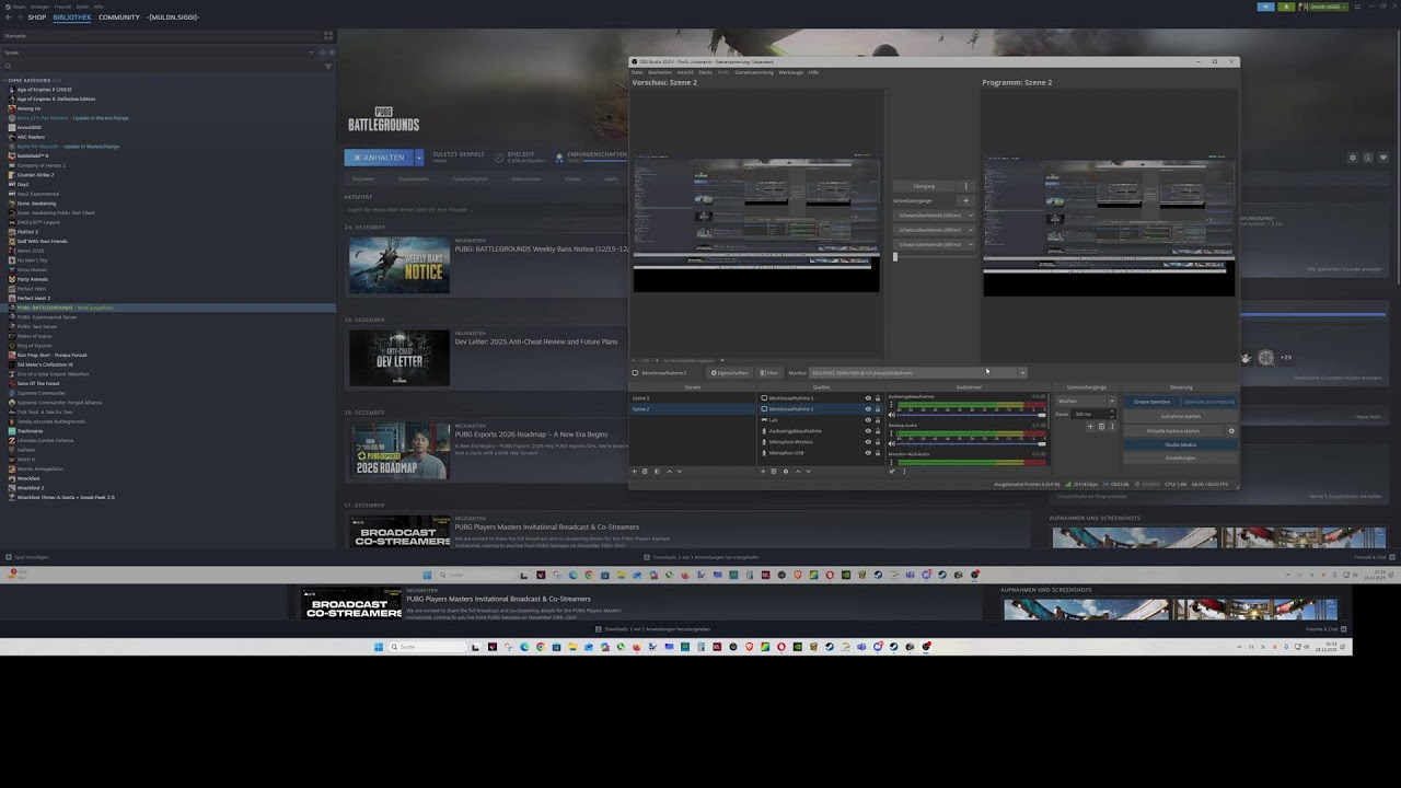 BUPG + PUBG + BF & Dayz  28.12.2025 Frangn Bower 2 xmas