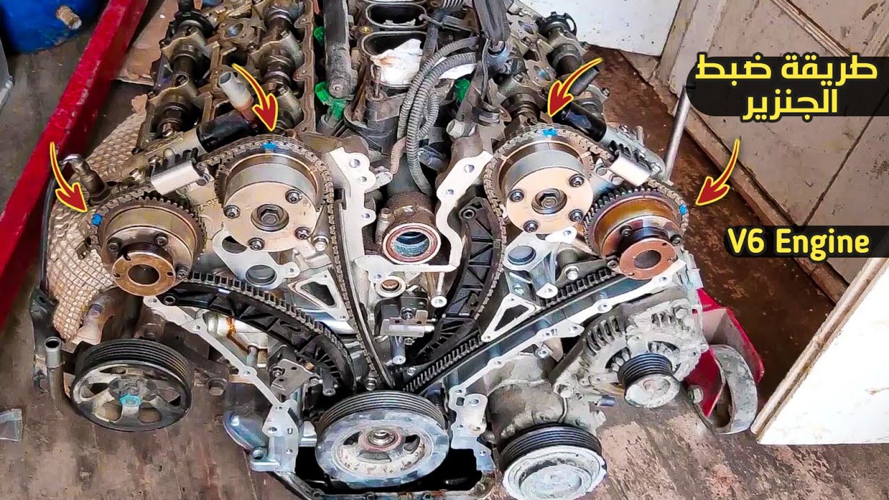 هيونداي سنتافي الجزء الثاني من تصليح المحرك
