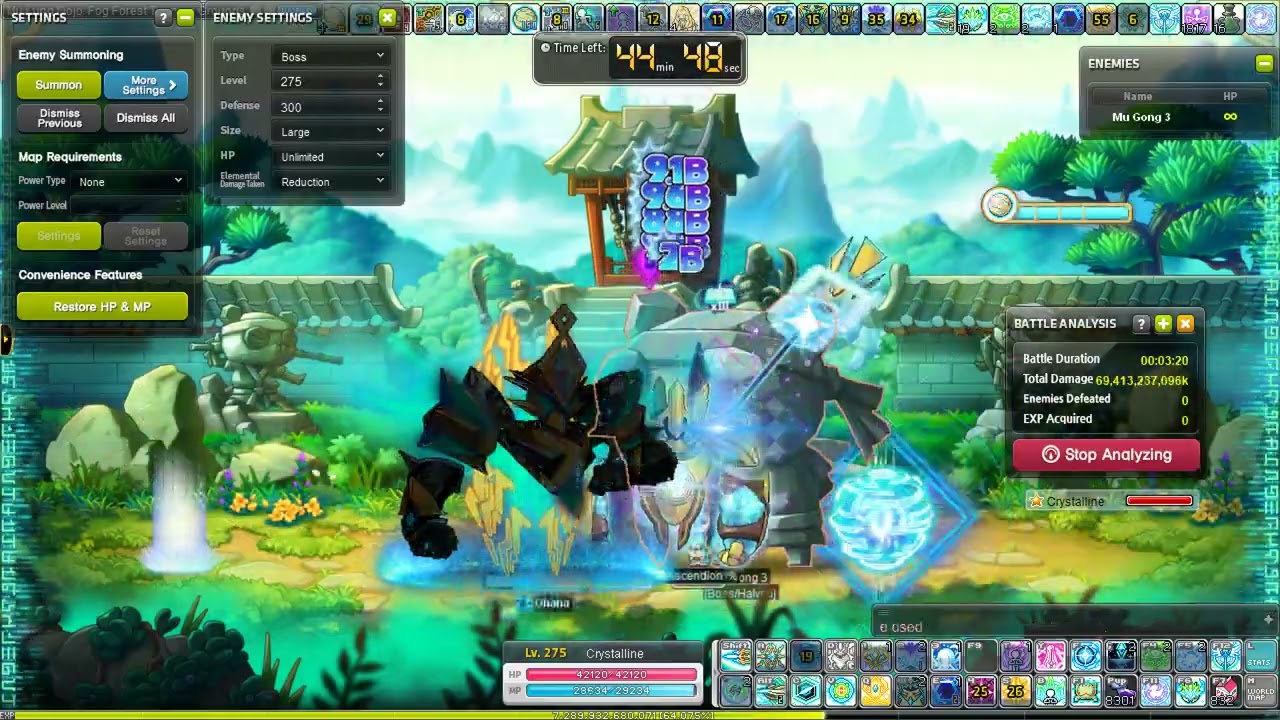 MapleStory Solis (EU) - Illium - Full Rotation w/ Prog Rundown