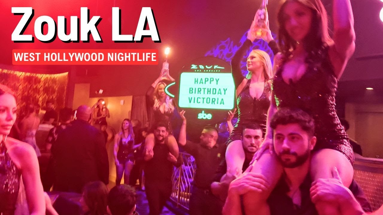 LOS ANGELES NIGHTLIFE 🍾 Zouk LA Opening 🪩 West Hollywood's newest club 🌴 SBE