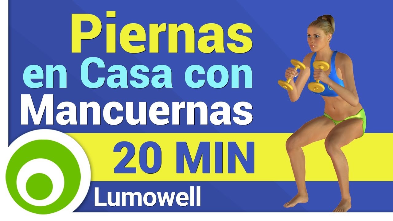 Piernas en Casa con Mancuernas