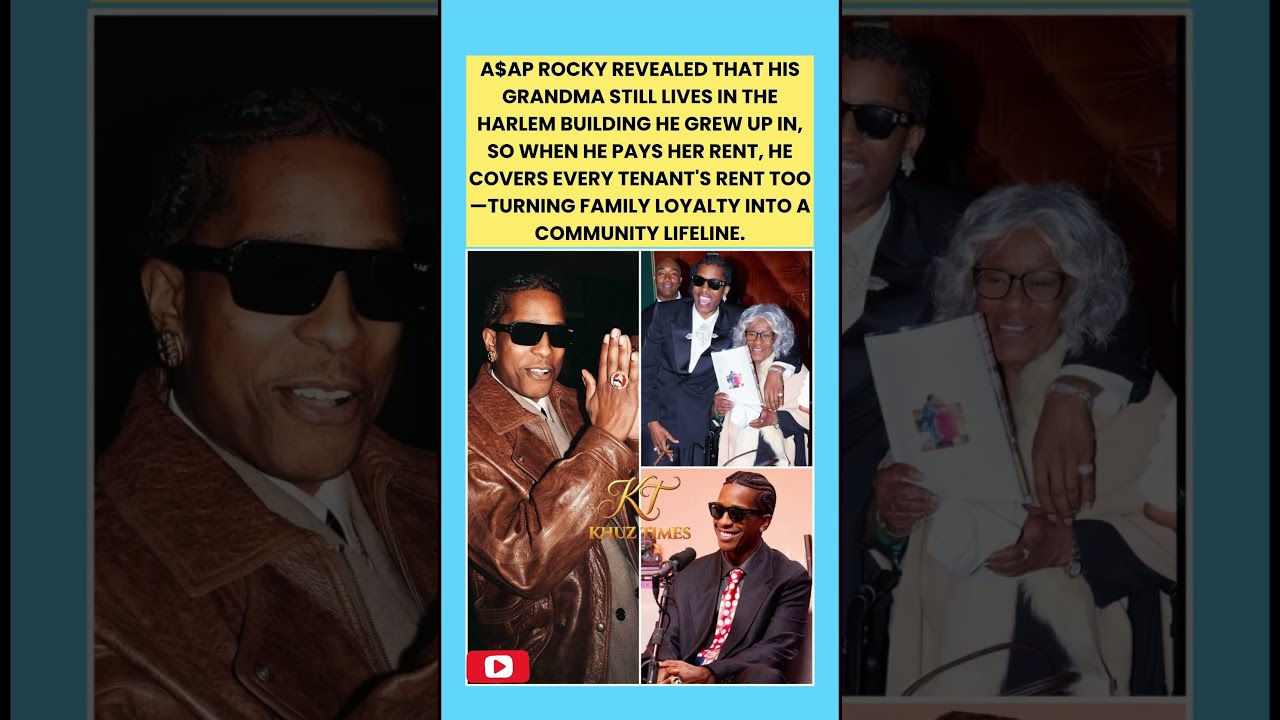 A$AP Rocky Pays Grandma's Rent &ndash; Covers Every Tenant's Too ❤️ #News#asaprockytypebeat #grandmother