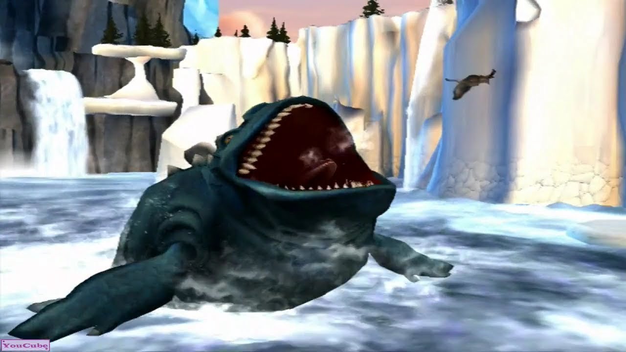 Ice Age 2 The Meltdown - Scrat Spitting (Minigame)