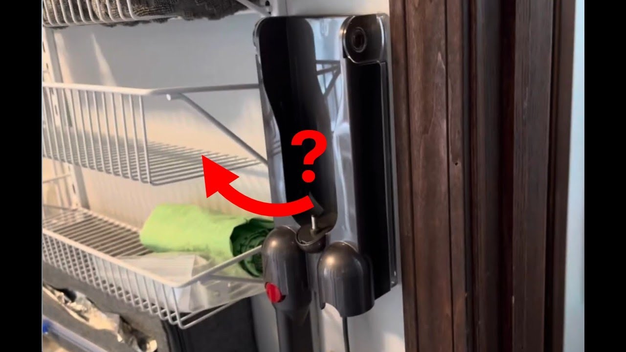 How to remove Dyson vacuum wall mount