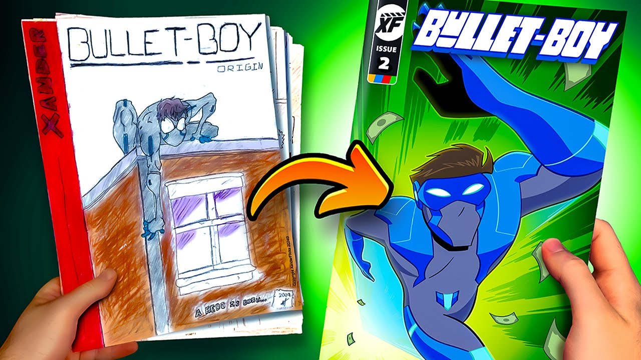 Making Issue 2 of My Childhood Superhero Comic!