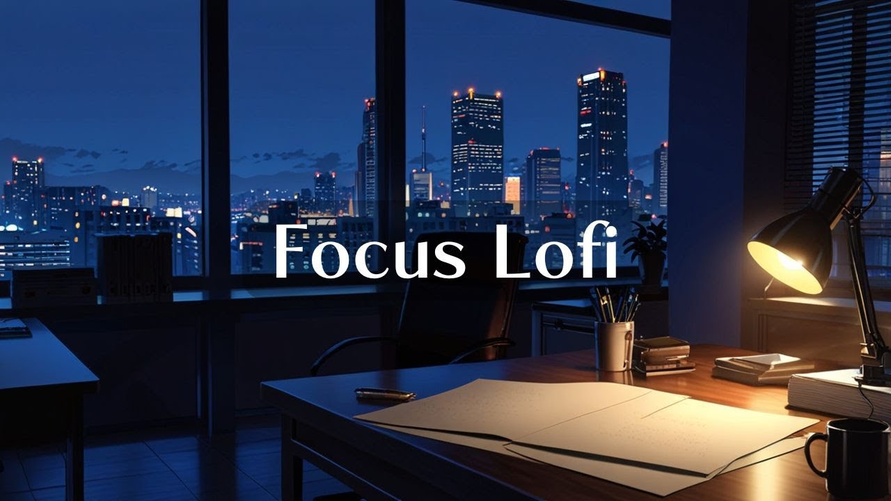 深夜作業に集中できるLofi BGM｜静かな夜のピアノとAmbient【After Hours Desk】