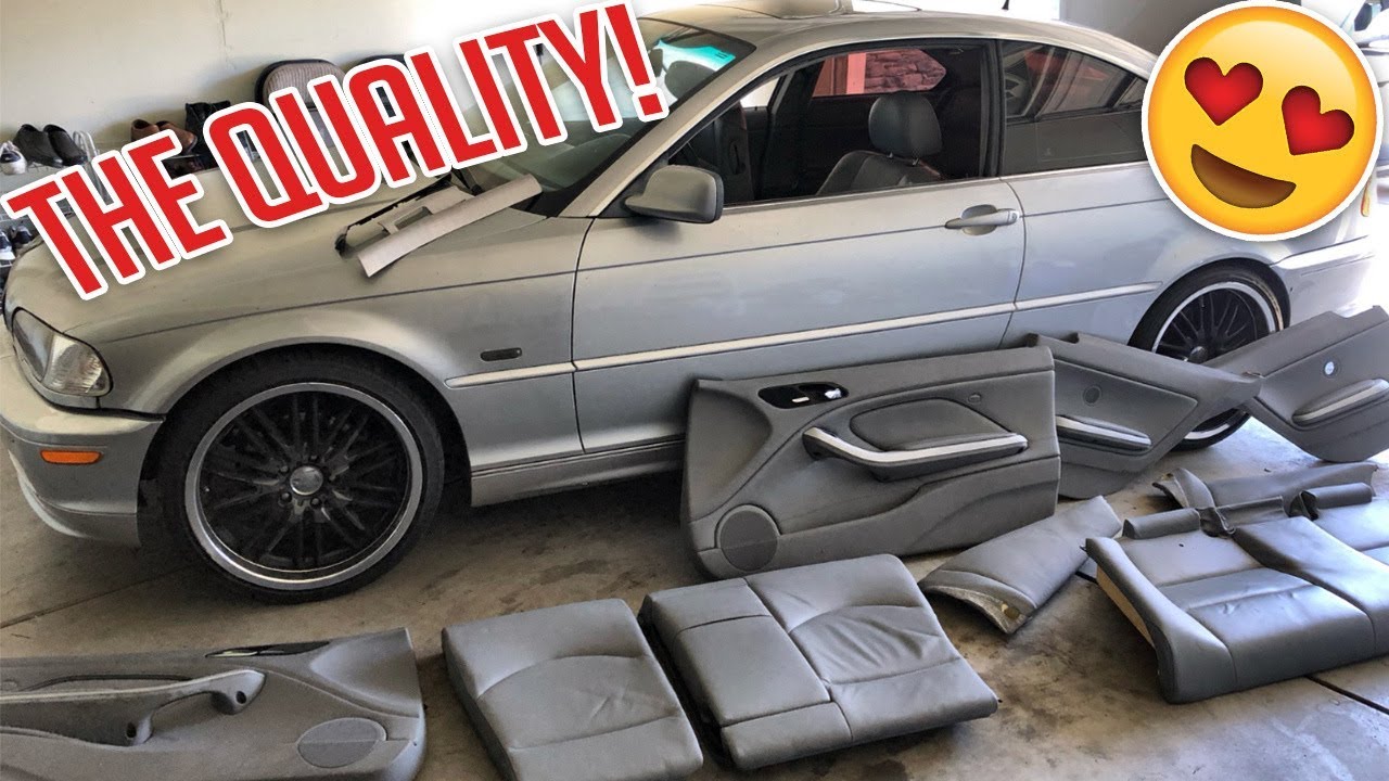 BMW E46 GETS A M3 INTERIOR SWAP!
