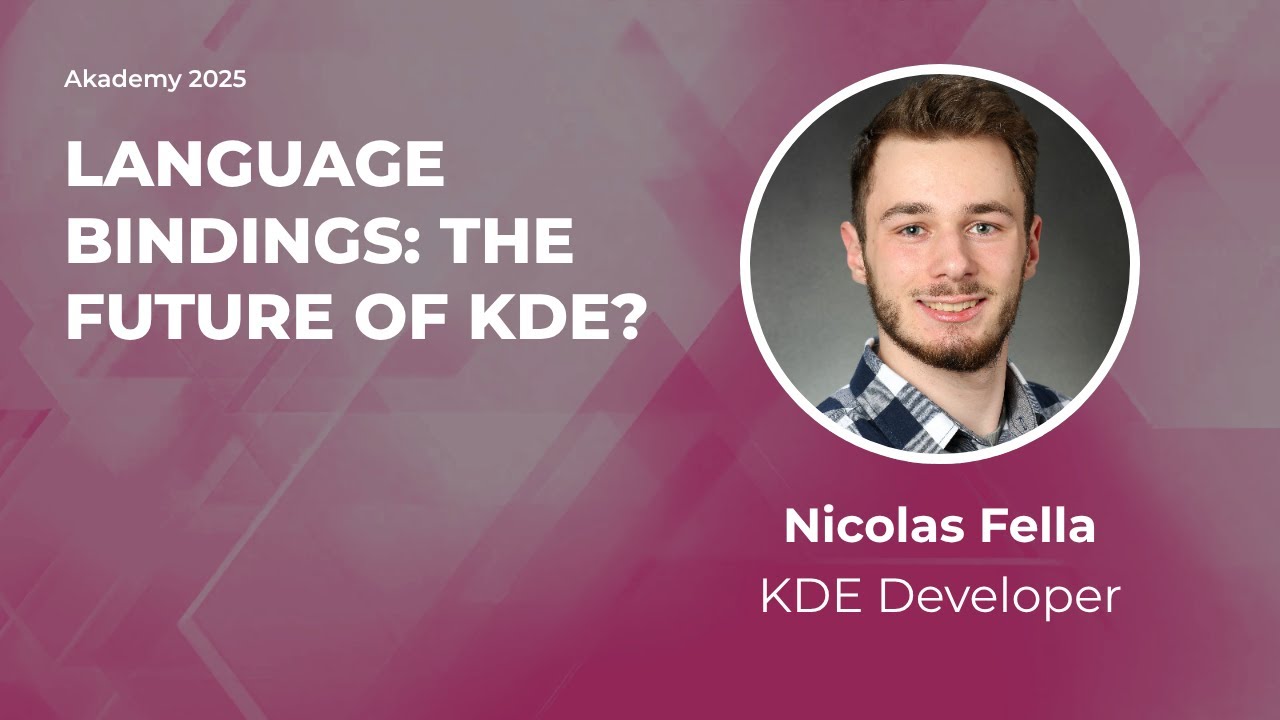 Language Bindings: The Future of KDE?