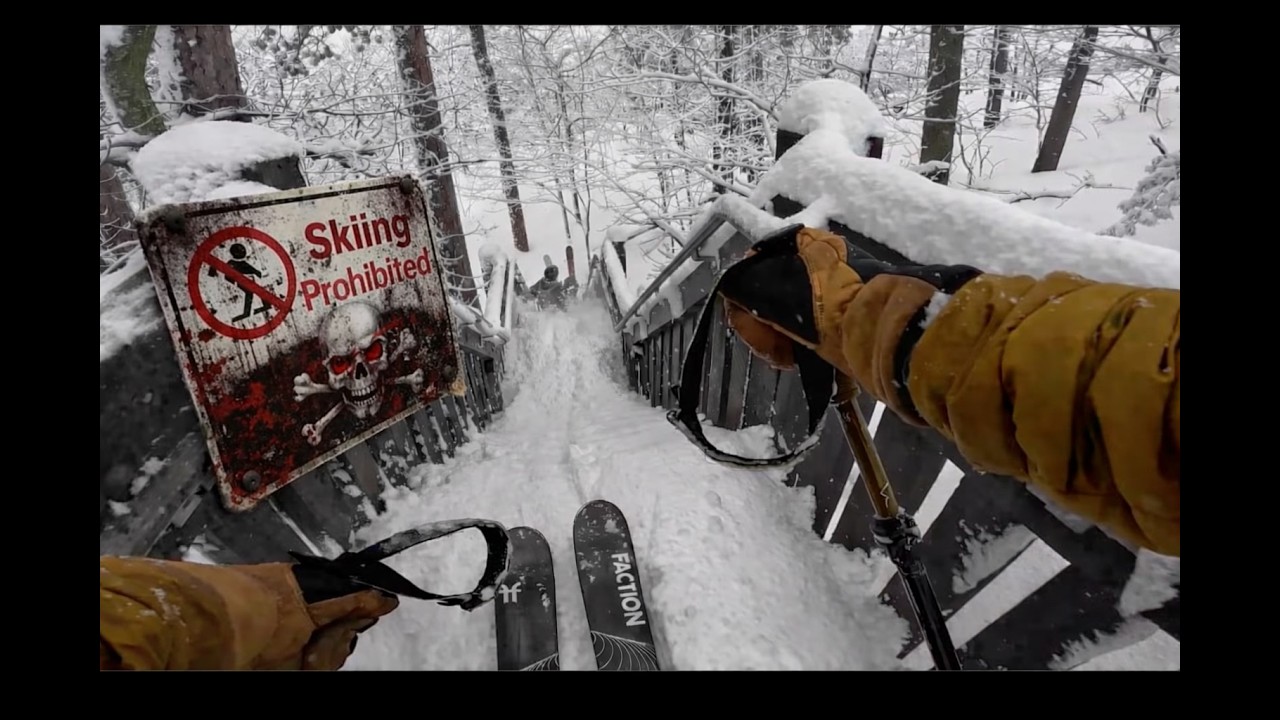 I tried backcountry skiing... GONE WRONG