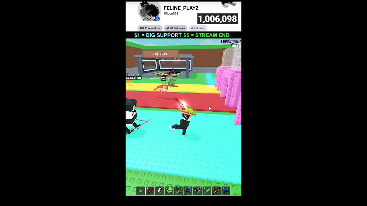 Playing Roblox LIVE with subscriber !! #roblox #shorts