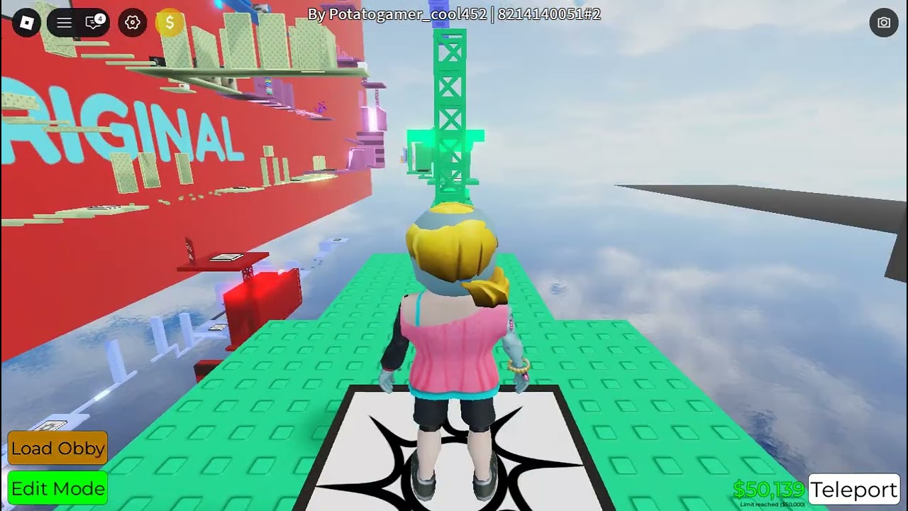 reviewing my obby in my alt! (Sorry for the afk part)