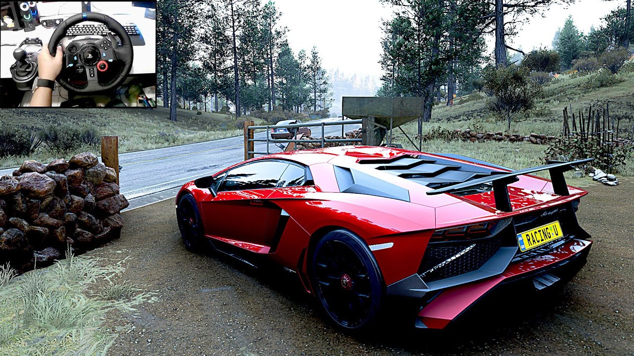Lamborghini Superveloce - Forza Horizon 5 | Logitech G29 Steering Wheel