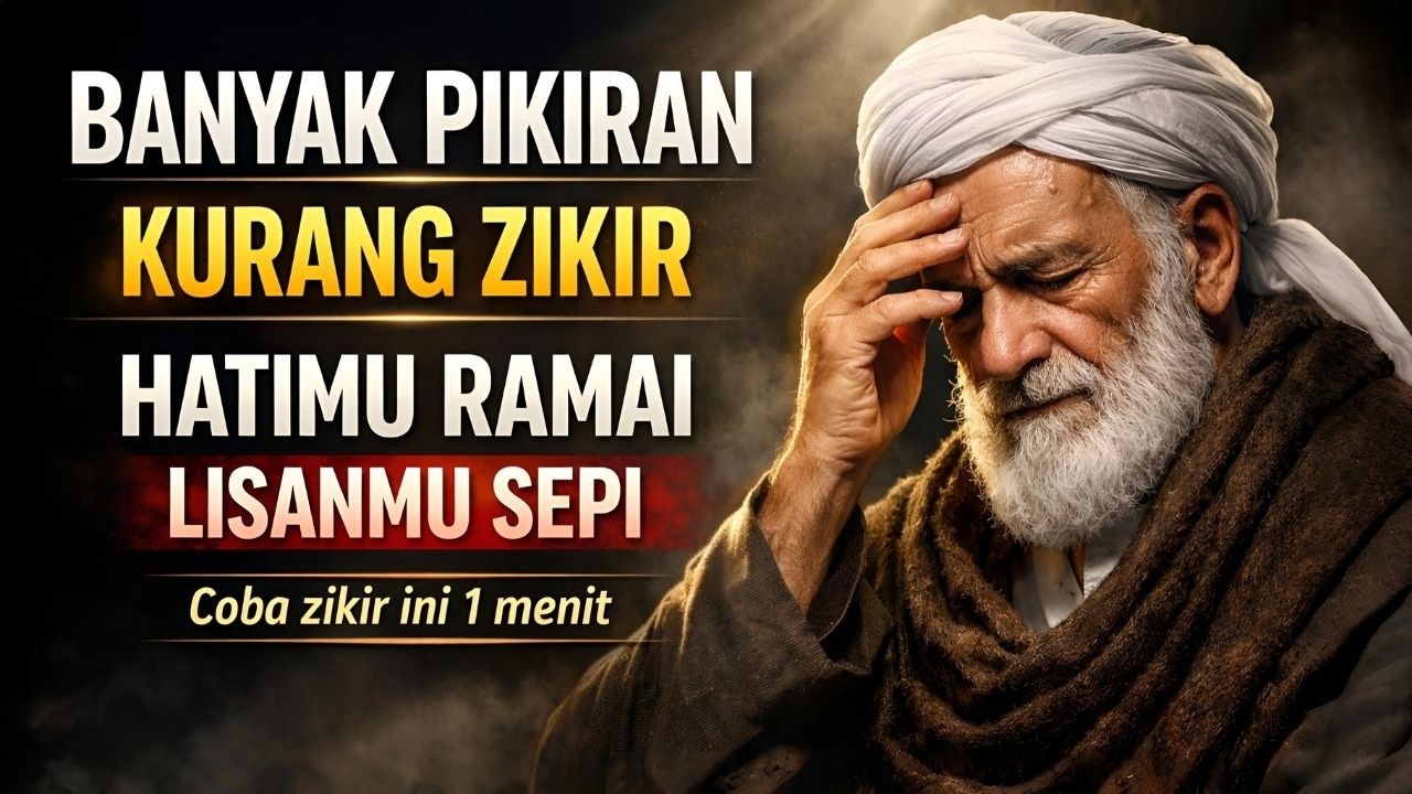 BERHENTILAH GELISAH DALAM 1 MENIT | Zikir yang Menenangkan Hati Seketika