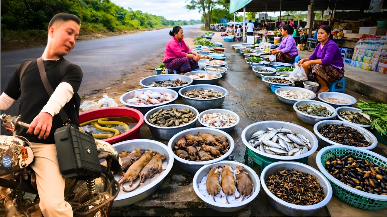 I Found the Strangest Local Market in Laos (Where Rats are a Delicacy)