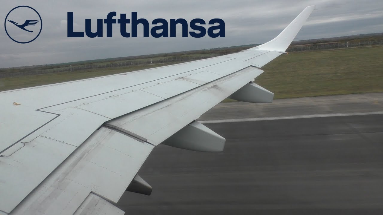 Lufthansa Embraer 190 Take off from Timișoara (LH1471)