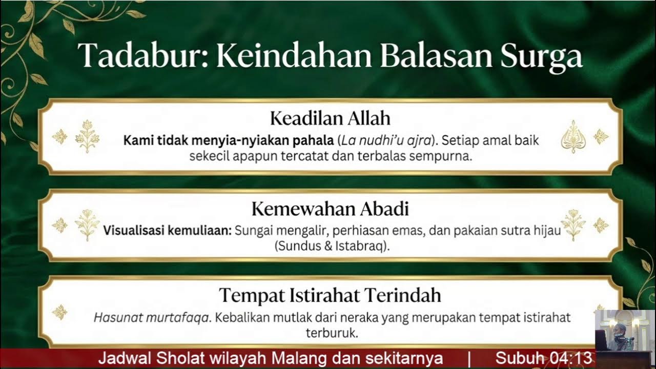 Kajian RAMADHAN 1447 H QS.Al- Kahfi(27-31)